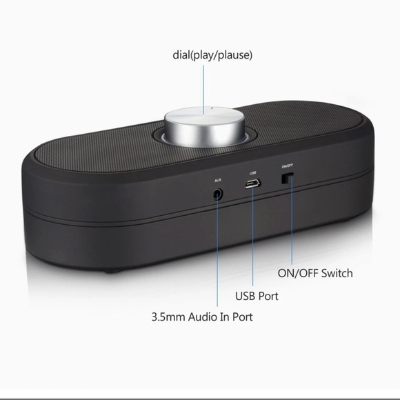 Coocheer Wireless Bluetooth Speaker For Portable Cellphone Speaker HD Sound Bass - Picture 4 of 9